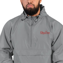 EMBROIDERED CURSIVE PACKABLE MENS JACKET