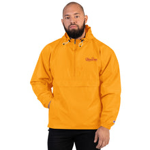 EMBROIDERED CURSIVE PACKABLE MENS JACKET