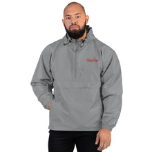EMBROIDERED CURSIVE PACKABLE MENS JACKET