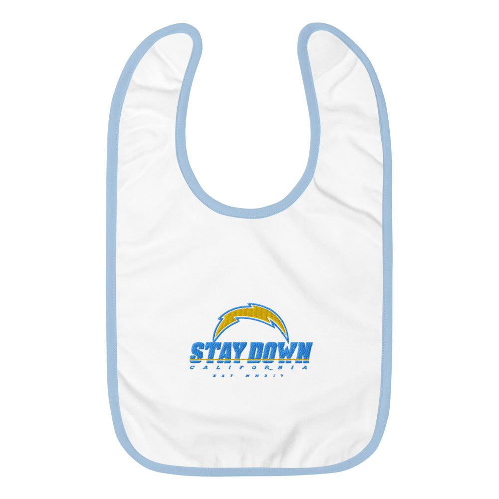 EMBROIDERED BOLTGANG BABY BIB