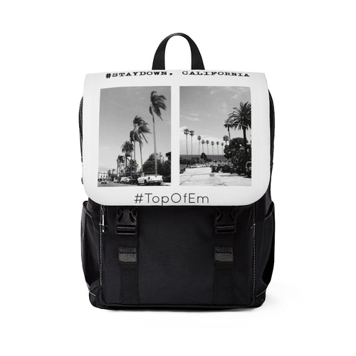 UNISEX STAYDOWN, CALIFORNIA CASUAL SHOULDER BACKPACK