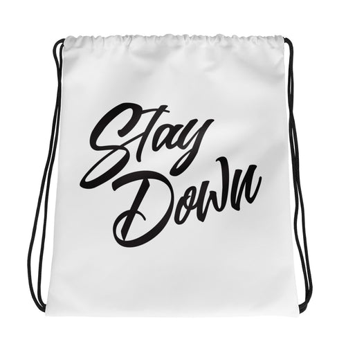 EXCLUSIVE CURSIVE DRAWSTRING BAG