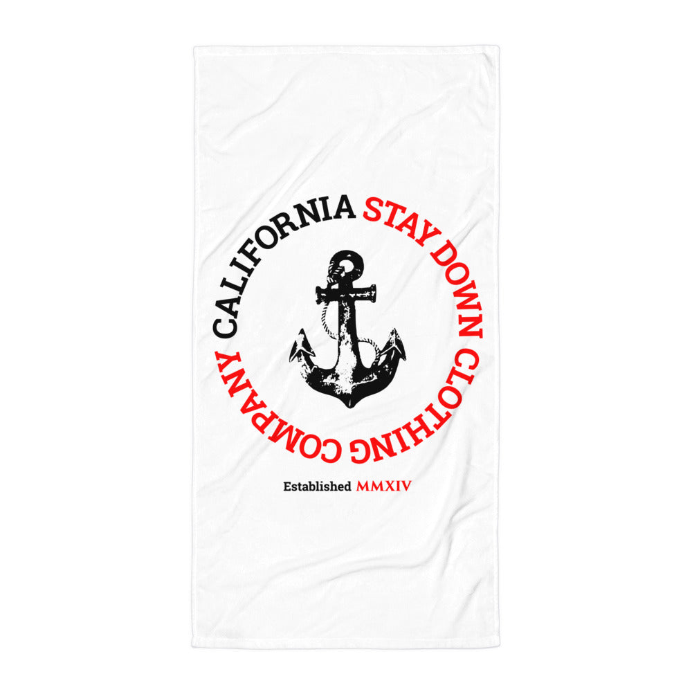 ANCHOR BEACH TOWEL